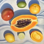 Tropical fruit summer